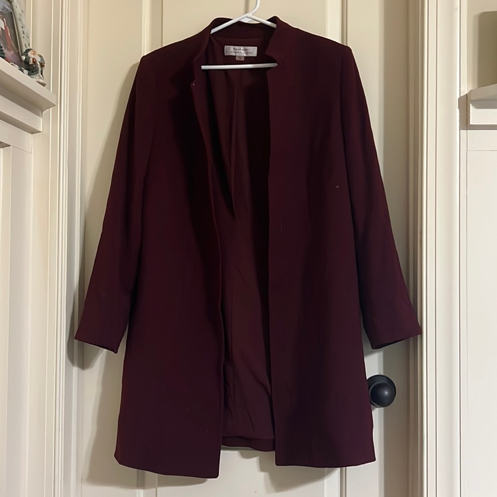 Maroon Peacoat